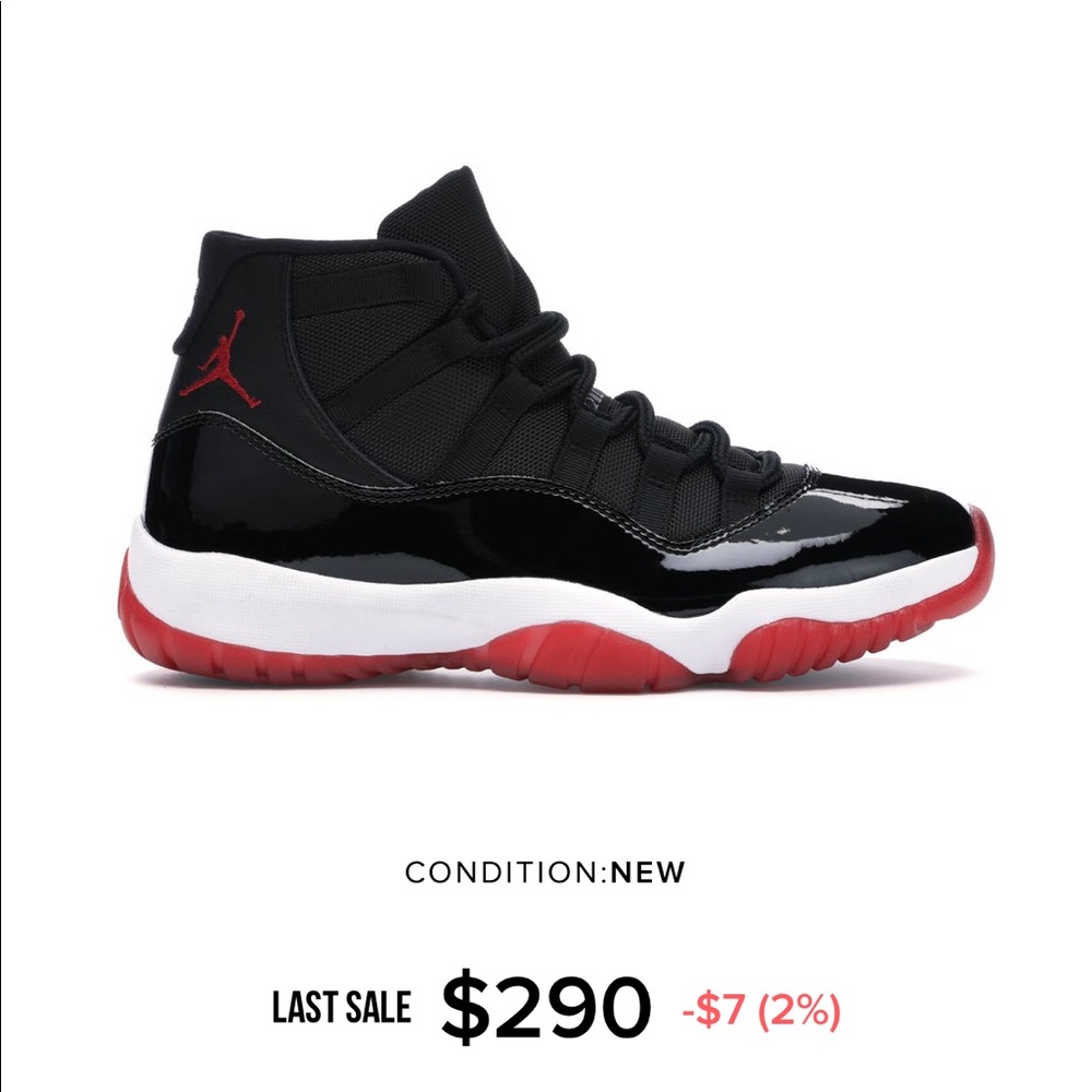 Jordan Bred 11 (2019) size 4-6.5